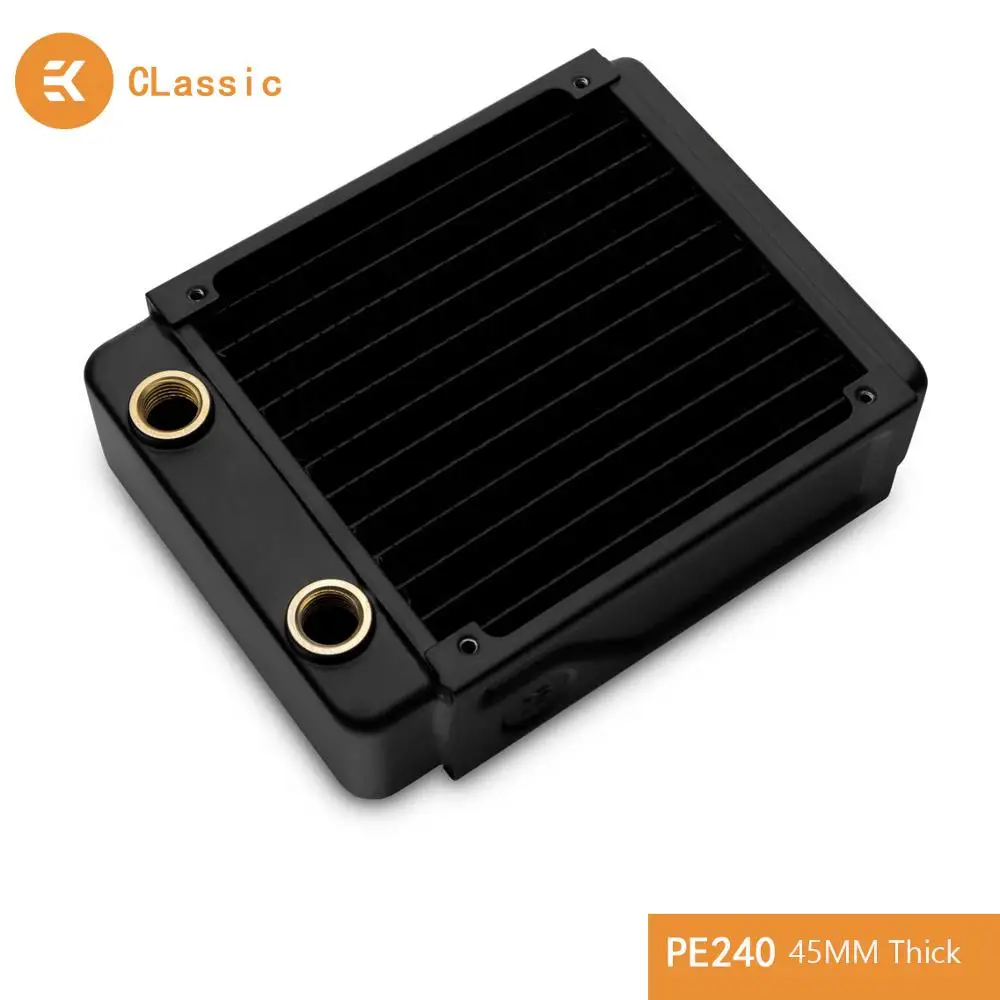 Ekwb EK CoolStream Classic PE 120 мм черный медный радиатор 153x120x45 (Д x Ш В) G1/4 теплоотвод водяного