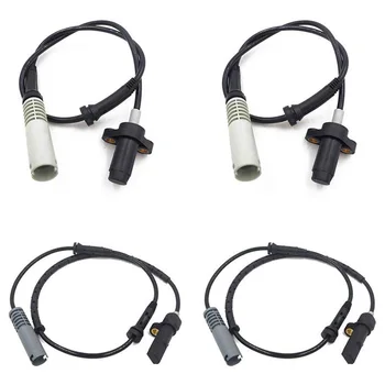

4PC ABS Wheel Speed Sensor Front Rear Left Right for 97 98 BMW 528I 540I E39 34521182160 34521182159