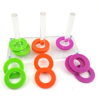 

Parrot Intelligence Training Ring Bird Toy Set Desktop Decoration Stand Training