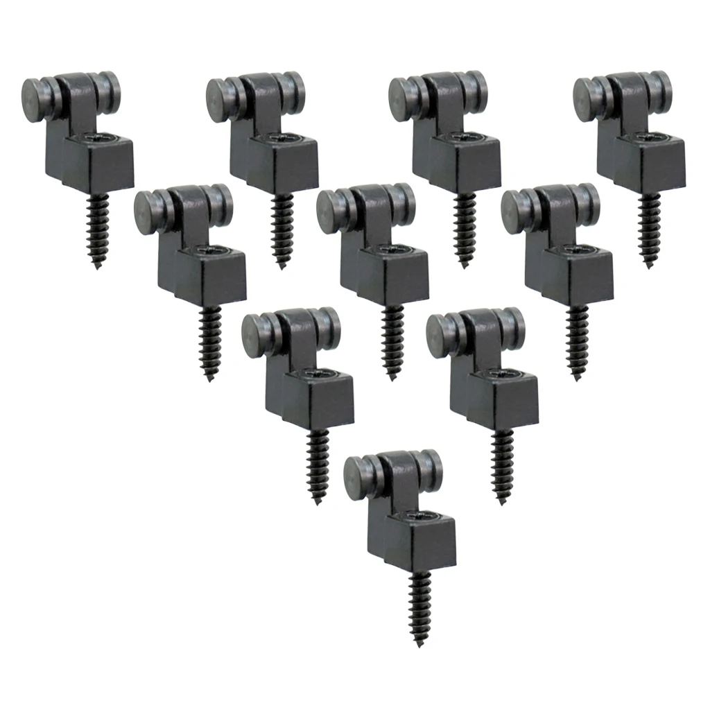 10x Metal String Retainer Roller Tree for Fender Type ST SQ Electric Guitar Replacement