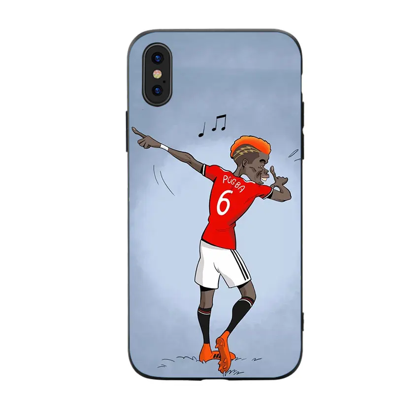 RKQ футбол Месси Mbappe Neymar Мягкий силиконовый чехол для телефона для iPhone 5S, SE 6 6S 7 8 Plus X XS XR 11 Pro Max TPU чехол - Цвет: A1902