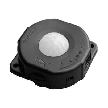 

1Pc Automatic DC 12V-24V 6A Infrared PIR Motion Sensor Switch For LED light Lamp
