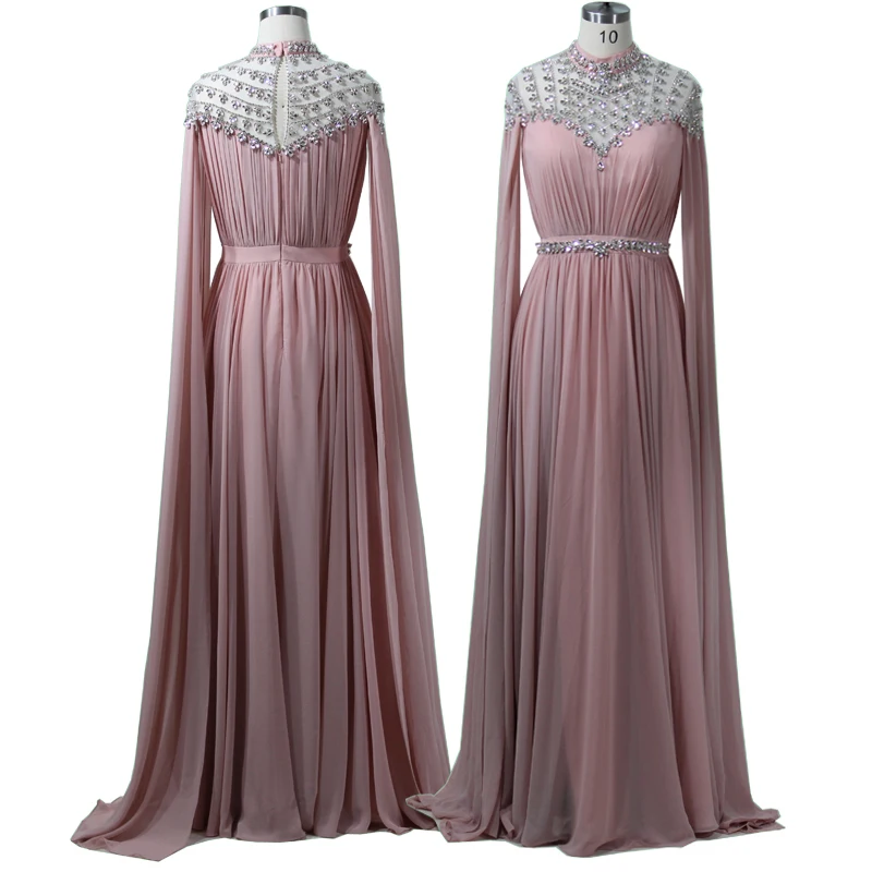 

2020 vestidos de fiesta de noche new arrive evening dress long style pink color fashion dress evening dresses evening wear