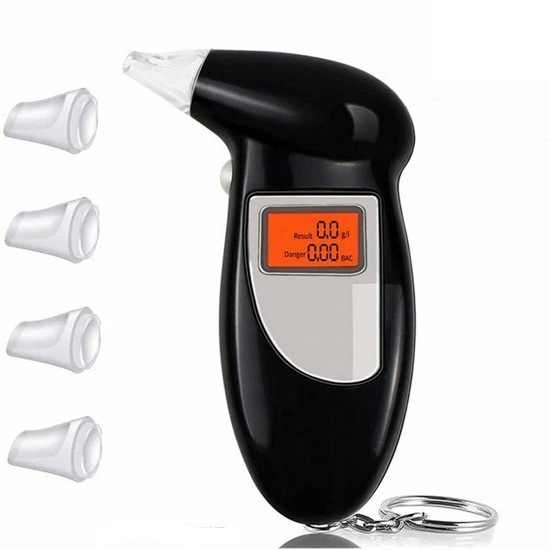 Digital Breath Alcohol Tester Breathalyzer Analyzer 4