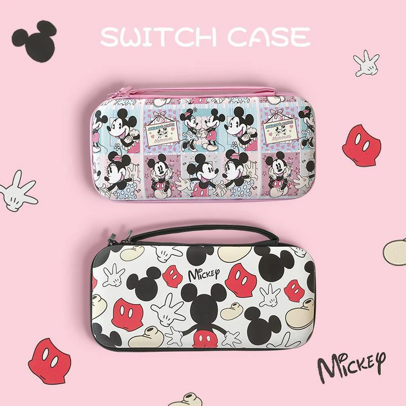 Bolsa de de lujo de Mickey para Nintendo Switch, funda protectora impermeable de Minnie para consola de juegos, bolsa portátil|Bolsas| - AliExpress