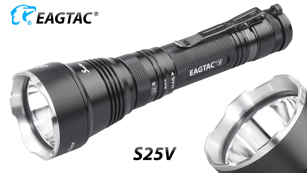 EAGTAC S25V Тактический светильник для вспышки охотничий фонарь USB recargeable 664 метров 21700 5000 мАч батарея водонепроницаемый светильник