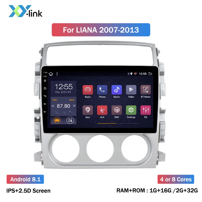 

9 INCH 2.5D IPS Android 8.1 Car DVD GPS Player For Suzuki Liana 2007-2013 Car Radio Stereo Head Unit Navigation