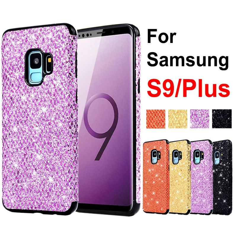 Защитный чехол S 9 для samsung galaxy s9 s9plus с алмазным украшением galax gaxy s 9splus бампер чехлы