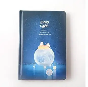 Зеленый Libretas y cuadernos creativos светящийся кавайный блокнот для путешественников, дневник,,, планировщик, канцелярские принадлежности - Цвет: Зеленый