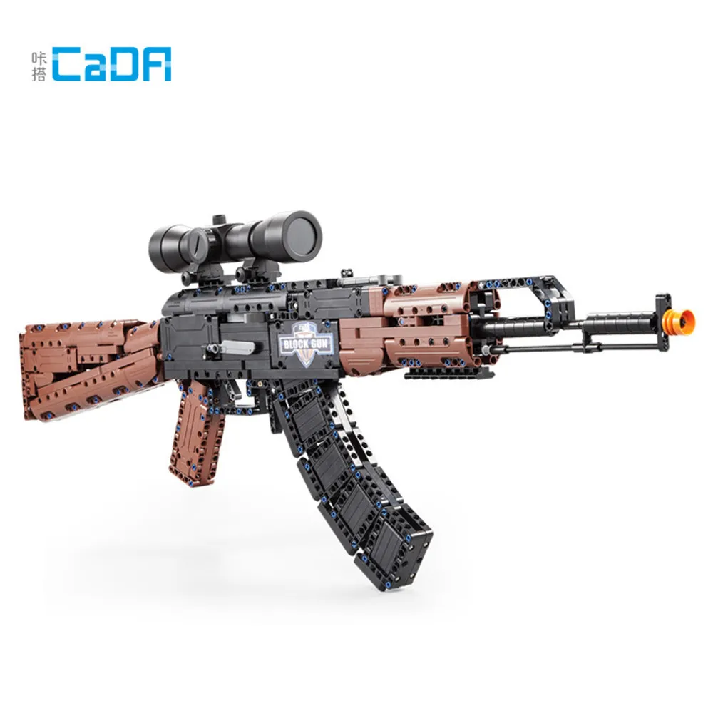 PUBG CS AK47 пистолет прицел Совместимость lepinblocks Technic строительные блоки запущенный Cf
