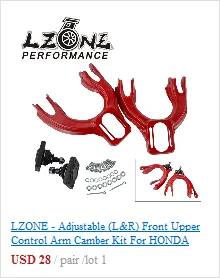 LZONE-24 мм SWAY BAR 92-00 EG EK для HONDA CIVIC 94-01 для ACURA INTEGRA DC2+ комплект концевых звеньев JR1013