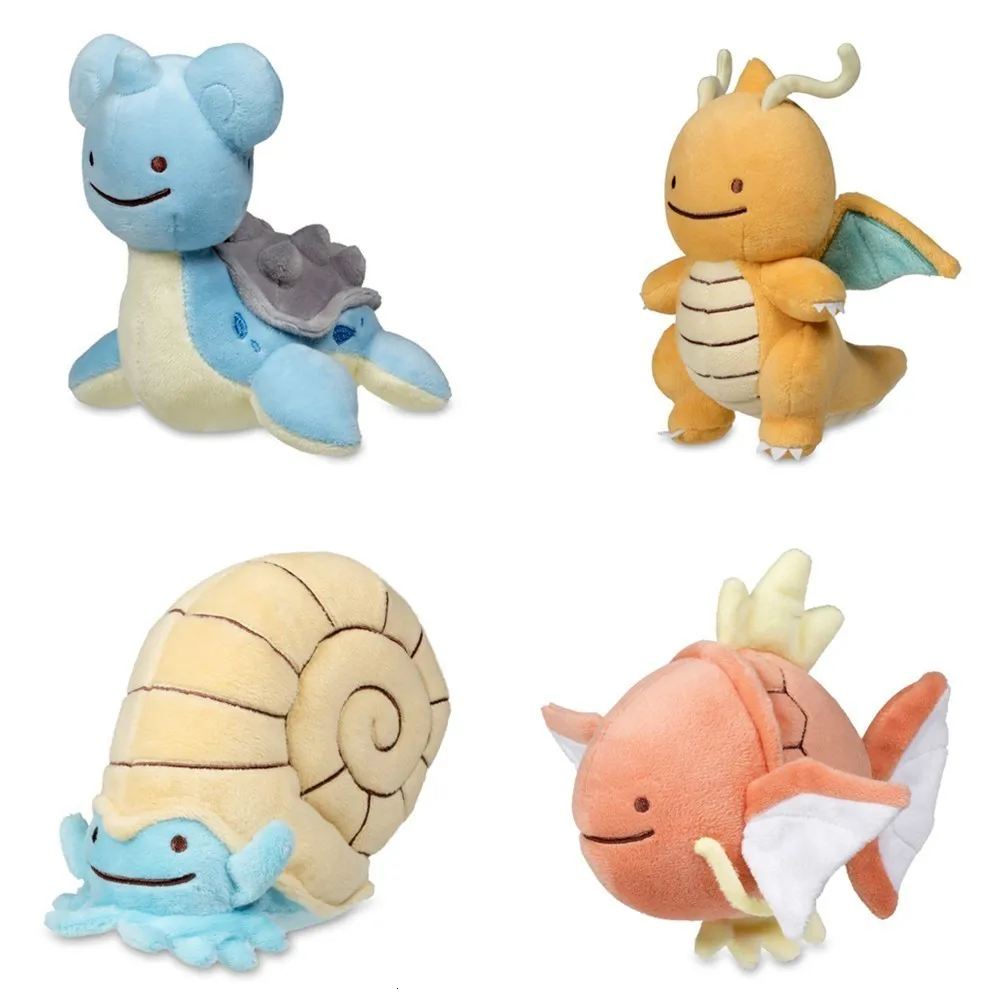 Брелок Pokemon Anime Pocket Monsters держатель для ключей фигурка Dragonite Lapras Omanyte брелок