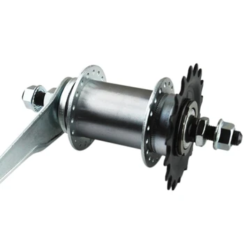 

Super sell-32 Hole Reversing Ride Backwards Brake Fixed Gear Bike Rear Hub Aluminum Alloy Bicycle Bike Coaster Brake Rear Hub 32