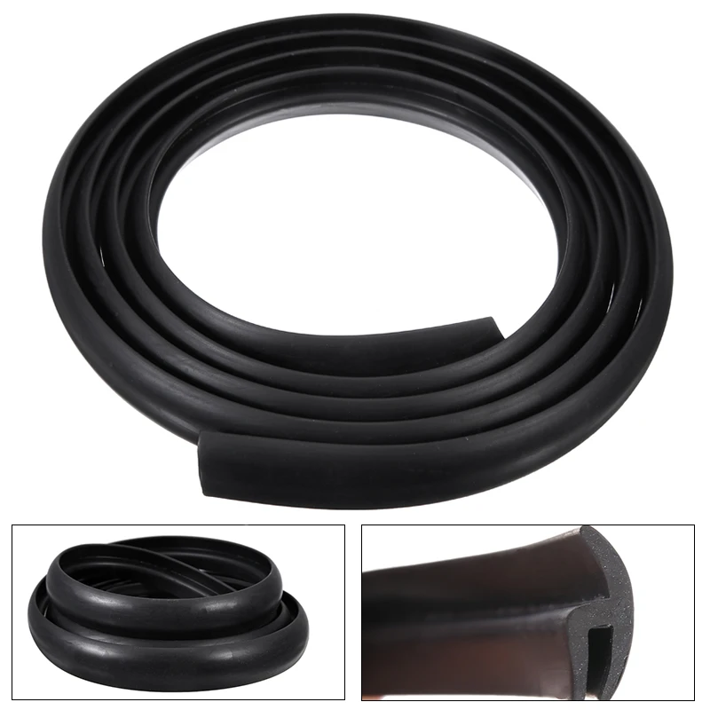 

Mayitr 1pc 1.7m Car Ageing Rubber Seal Strip Under Front Windshield Panel Sealed Trim Moulding Strips for Car-styling Parts
