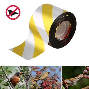 

100M Colorful GlitteryBird Repellent Tape Bird Scare Tape Audible Repellent Fox Repeller Ribbon Anti-Bird Garden Supplies