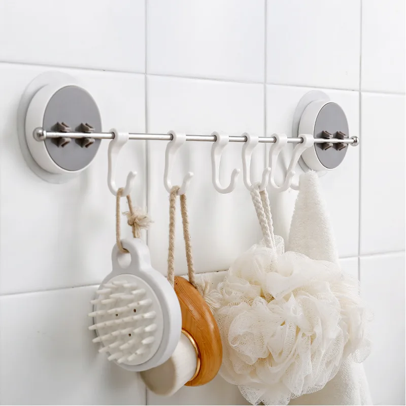 

Kitchen strong adhesive hook bathroom Organizer wall multi-functional creative traceless Hanging S hook
