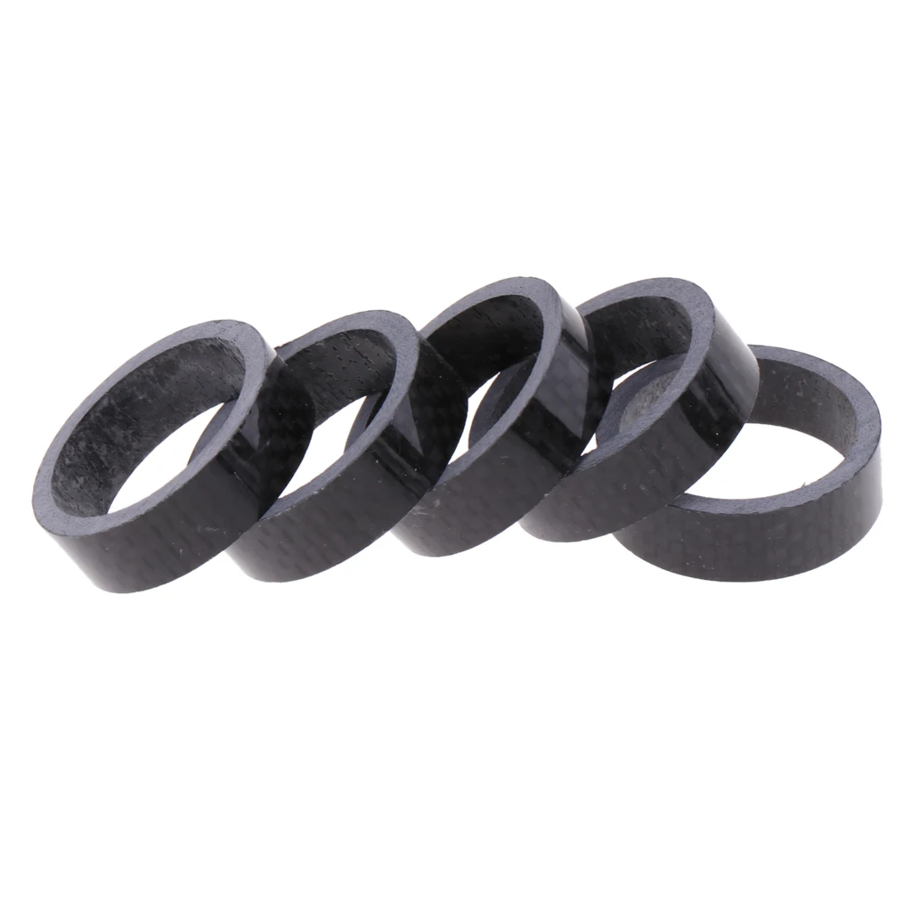 Premium Bike Fork Washer Stem Spacers Bicycle Headset Raise Handlebar (Pack of 5)
