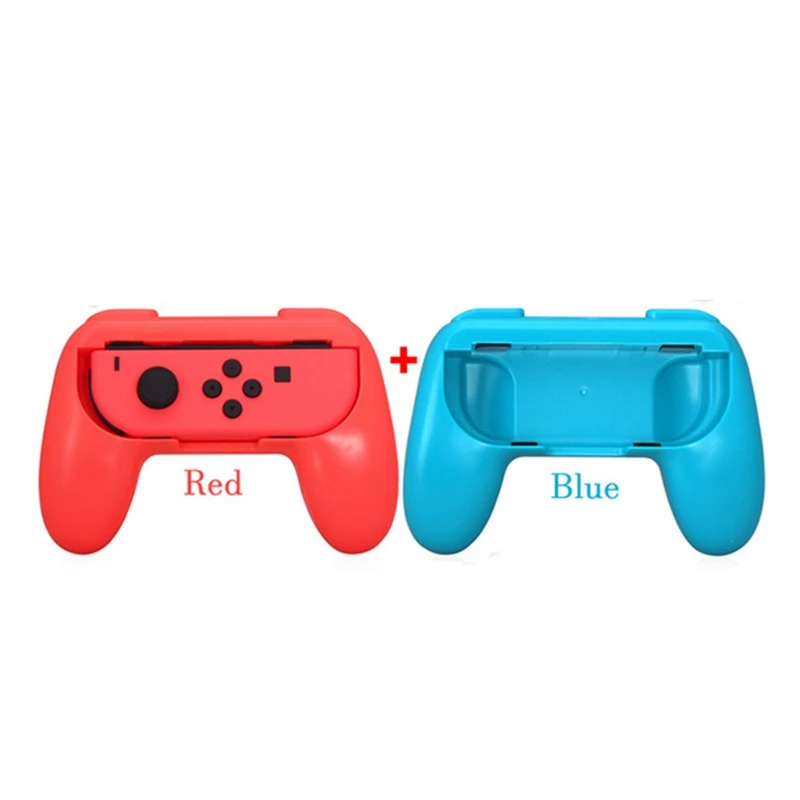ABKT-2pcs/набор ABS захват для геймпада ручка Joypad подставка держатель для nintendo Switch левый и правый игровой контроллер Joy-Con красный + синий