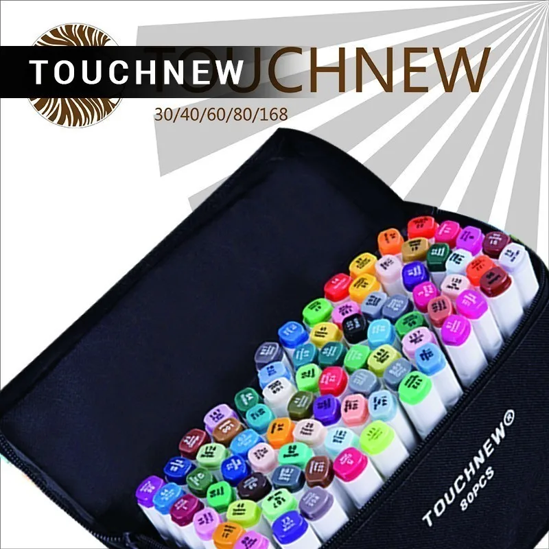 

Anime Hand-painted Double Oily art Mark Pen 12 30 40 Color Manga fine Marker