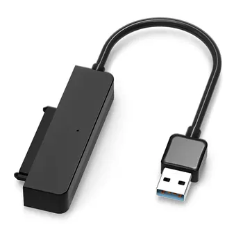 

USB3.0 To SATA Plug And Play 2.5" External Hard Drive For Laptop Power Adapter Converter Universal Data Cable Connection