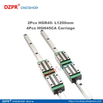 

Precision Linear Guide HGR45 1200mm 47.24in Rail HGH45CA Carriage Slide for CNC engraving robot Woodwork laser textile machine
