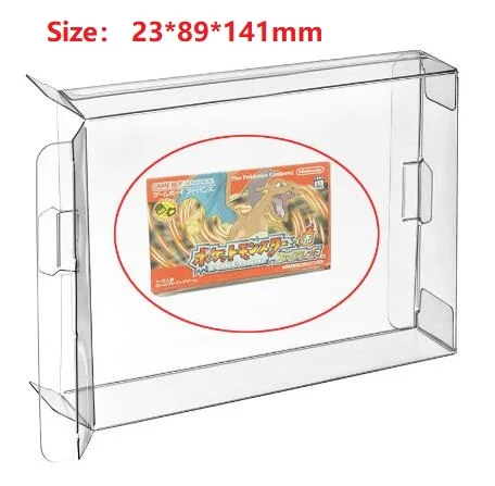 

Ruitroliker 20Pcs Protection Box Cartridge Sleeve for GBA Games Japan version