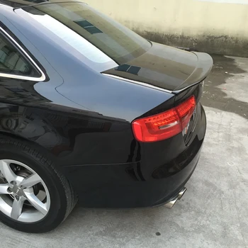 

A4 B9 Modified Caractere Style Fiberglass Primer Rear Trunk Lip Spoiler Car Wing for Audi A4 B9 2013 2014 2015