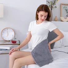 Зимнее электрическое одеяло интеллектуальное Температурное управление теплое одеяло с Светодиодный индикатор шеи Плечо Живот уход 13x29 дюймов B4