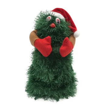 

Christmas Dancing Santa Singing Musical Christmas Tree Animated Battery Operated Toy Figure (12inch)