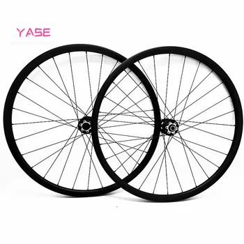 

YASE 27.5er mtb disc carbon wheels 35x25mm asymmetry tubeless bicycle carbon wheel FASTace DA201 100x9 135x9 carbon wheelset