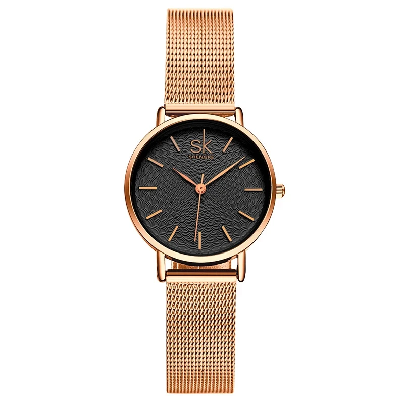 SHENGKE Top Luxury Brand Watches Women Fashion Quartz Watch Waterproof Wristwatches For Lady Clock New Style Relogio Feminino