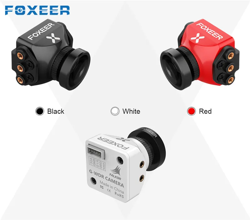 Камера Foxeer 2 Mini standard Cmos 1200TVL Global WDR frestyle FPV Для радиоуправляемых гоночных дронов