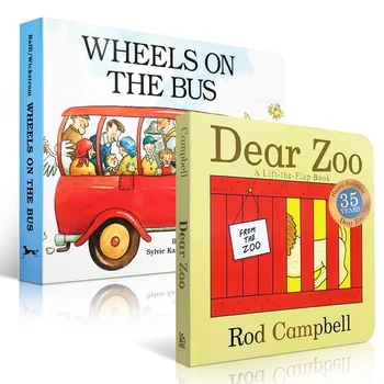 

New English Books 2 / Set Children's Early Education English Picture Books Learning Education Cardboard Children's 2-6 Years Old