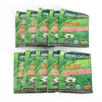 

10pcs Cockroach Killing Bait Powder Eco-Friendly Effective Medicine Insecticide Roach Killer Pest Control Kitchen Restaurant