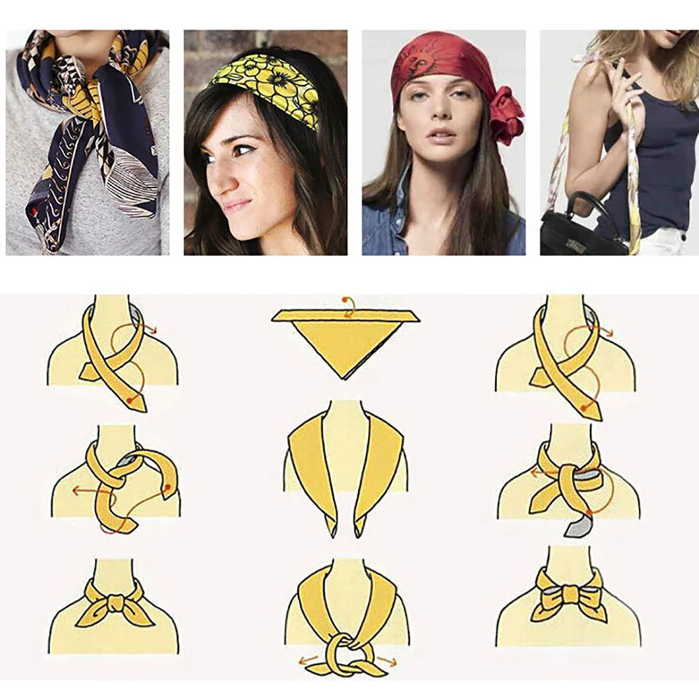 Теги de moda bufanda высокое качество para mujer pequeños cuadrados suaves bufanda фарфор de la cabeza con estampado de r