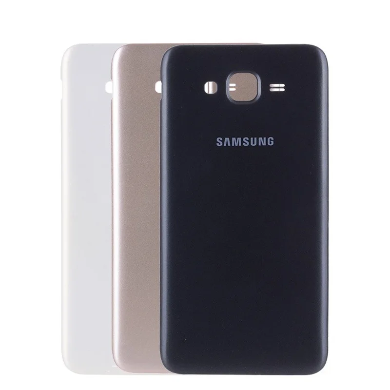 Задняя крышка батарейного отсека для samsung Galaxy J7 J700 J700F J700H J700M задняя крышка корпуса батарейного отсека Запасные части