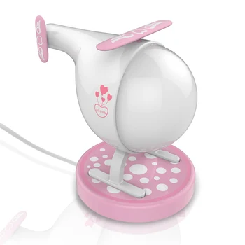 

NEWKBO Helicopter USB Rechargeable Baby Room LED Night Light Vibration Sensor Changeable Color Nightlight Lamp