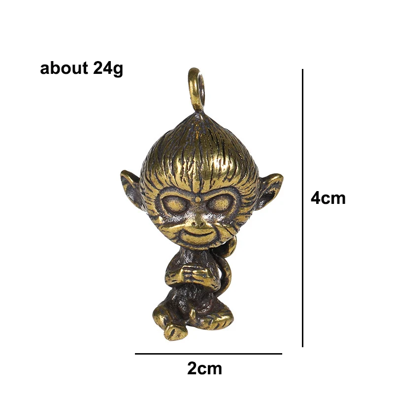 little monkey keychain brass (7)