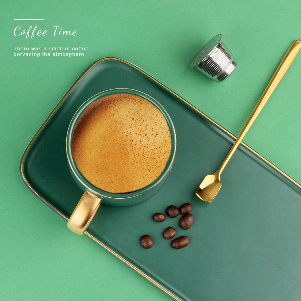 ICafilas для многоразового использования Nespresso кофе капсулы Многоразовые Фильтр из