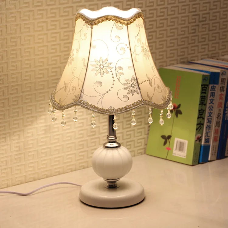 

Modern Minimalist European Style Bedroom Cool Headlights Marriage House Warm Feeding Small Table Lamp Warm Dimming Bed Decoratio