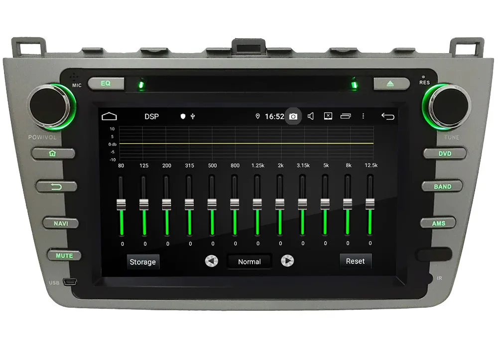 Klyde ips 4G wifi Android 9 Восьмиядерный 4 Гб ОЗУ 64 Гб ПЗУ BT DSP автомобильный DVD мультимедийный плеер радио для Mazda 6 Ультра Ruiyi 2008