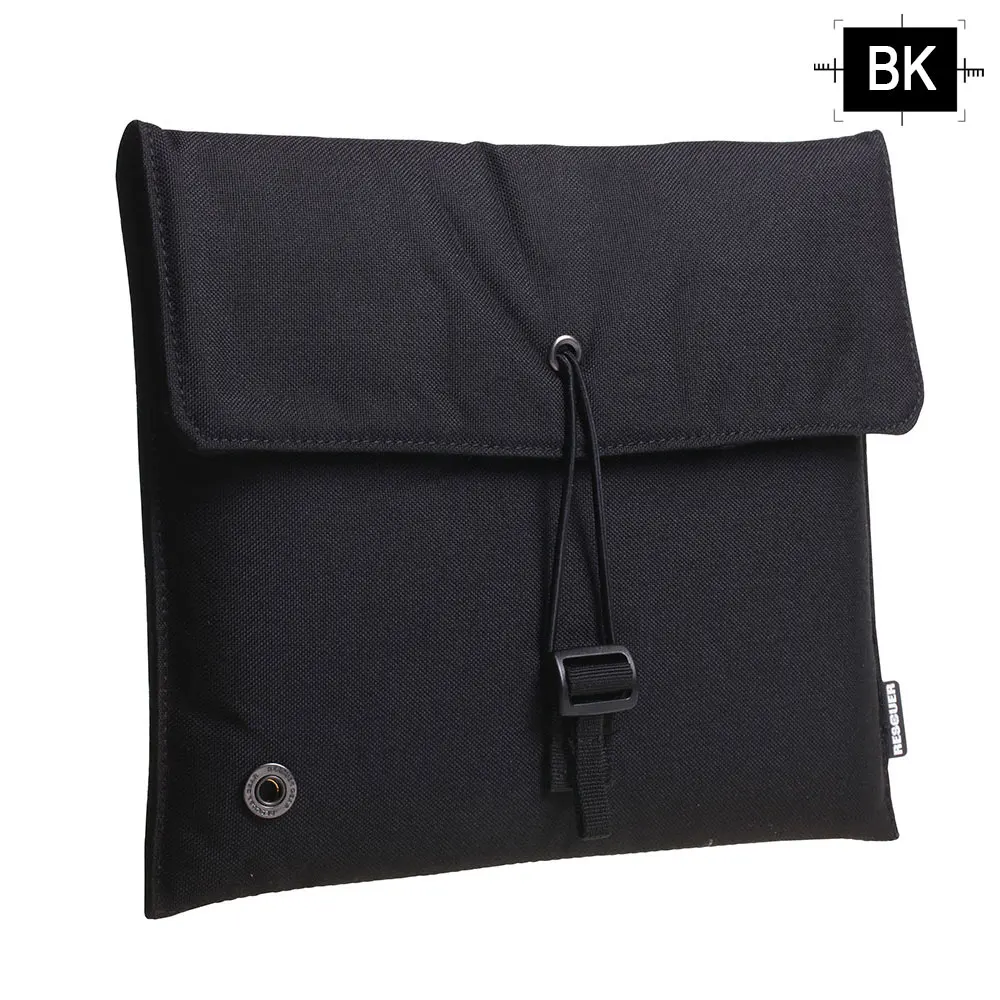 BK MILRESCUER Ipad Ipad2, тактическая защитная сумка, защитный чехол для кемпинга, походов, телефона, сумка, кошелек - Цвет: BK