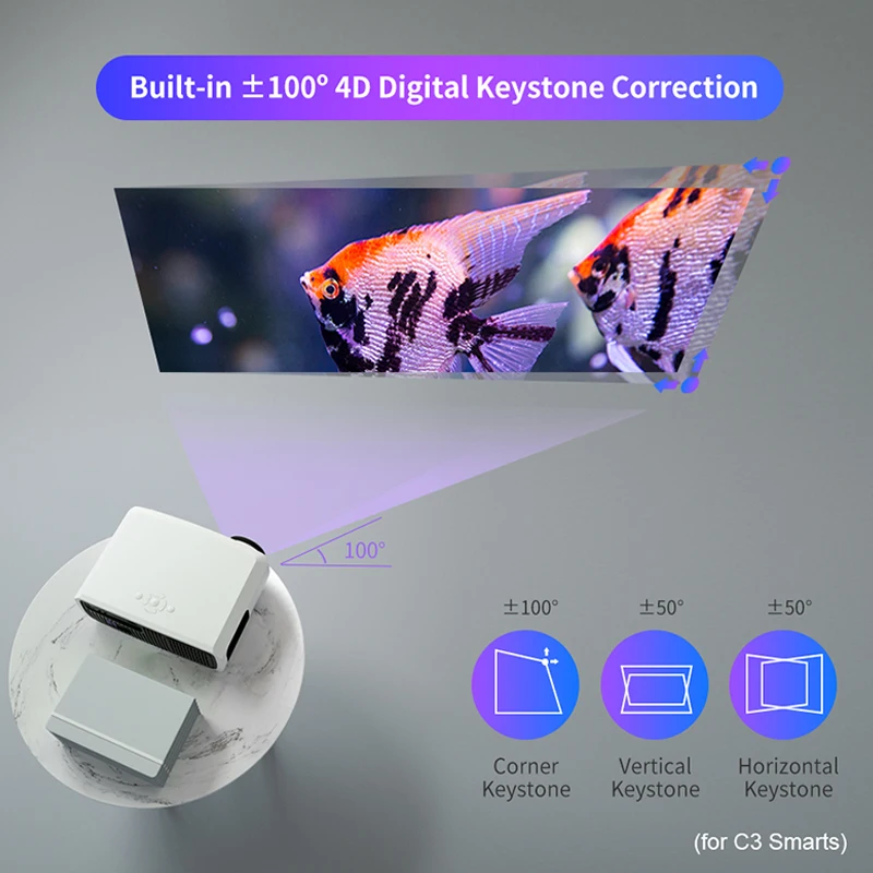 Новый светодиодный проектор WZATCO C3 Android 10 0 Wi Fi Full HD 1080P 300 дюймов большой экран 3D