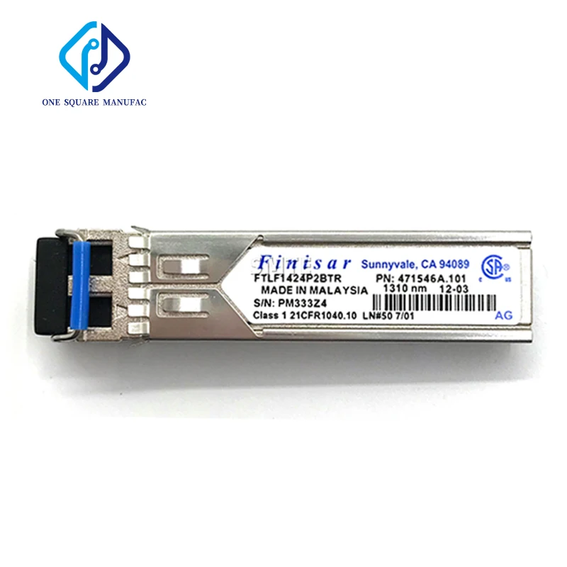 

Finisar FTLF1424P2BTR 4G-10km-1310nm-SFP Optical Fiber Transceiver