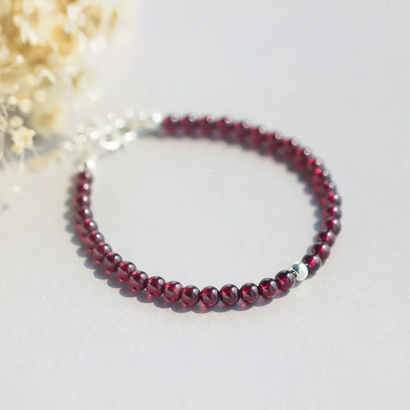 Реальный. 100% Оригинальные серебряные ювелирные изделия Круглый 5 мм натуральный