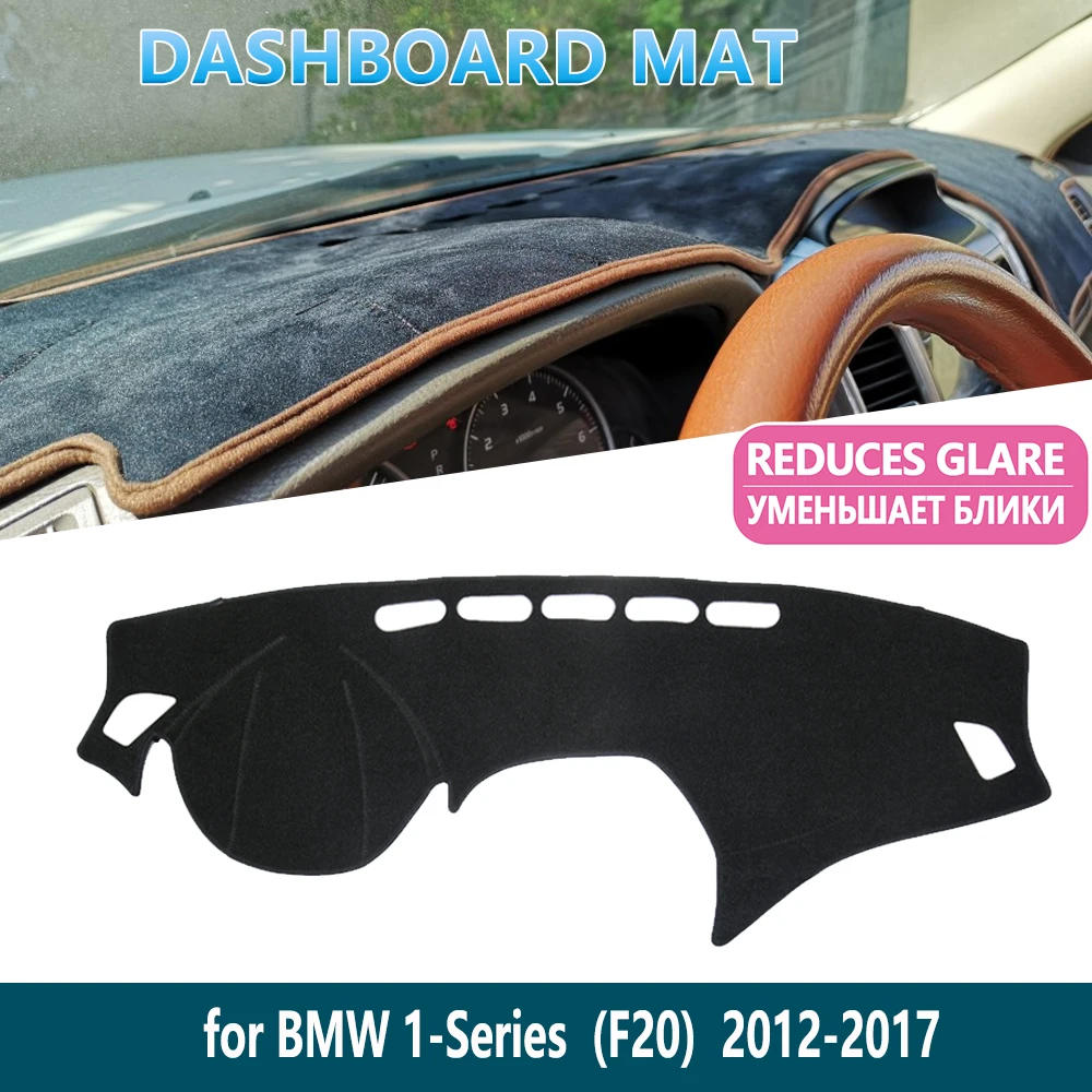 for BMW 1 Series F20 2012~2017 116i 118i 120i 125i Carpet Dashboard Mat Cover Pad Inner Sun Shade Dash board Car Accessories | Автомобили