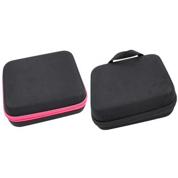 

NEW-2x Black /Pink 30 Bottle Essential Oil Box Protection 5ML 10ML 15ML Essential Oil Bag Handbag Essential Oil Storage Box