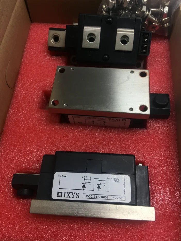 MCC312-16IO1 SCR DUAL 1600V 520A Y1-CU Дискретные полупроводниковые модули 312 а 1600 в