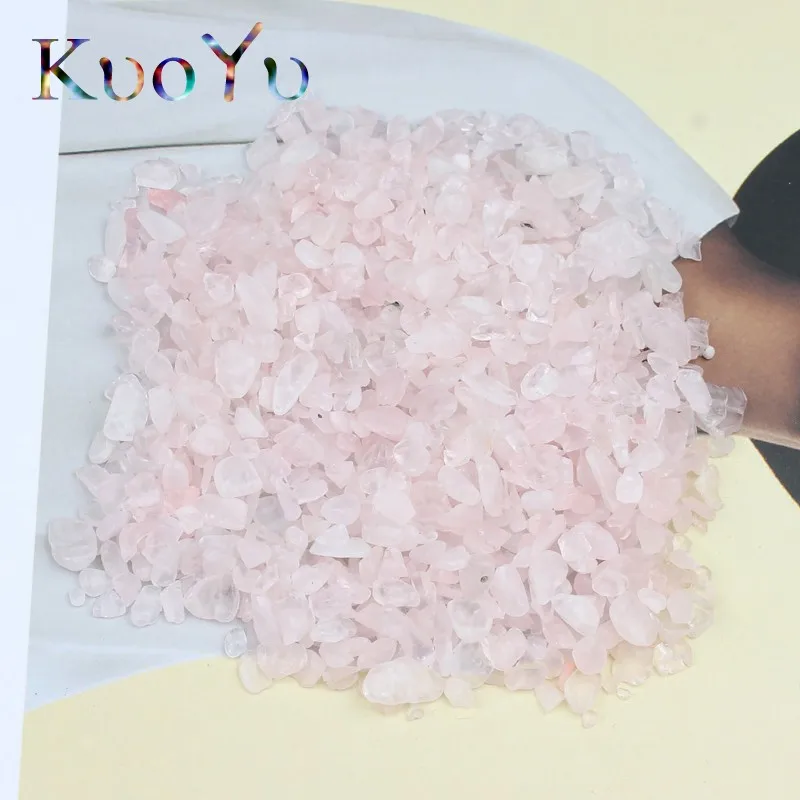 Pink Crystal Натуральные нефриты Howlite Агаты раковины бусины драгоценный камень браслет из каменной крошки крошечные гравия свободные бусины для DIY браслет и ожерелье домашний Декор 50 г - Цвет: Pink Crystal