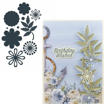 

Unique Flowers Metal Cutting Dies Flowers Decoration Die Cut For Card Making DIY Decoration New 2019 Embossed Crafts Cards